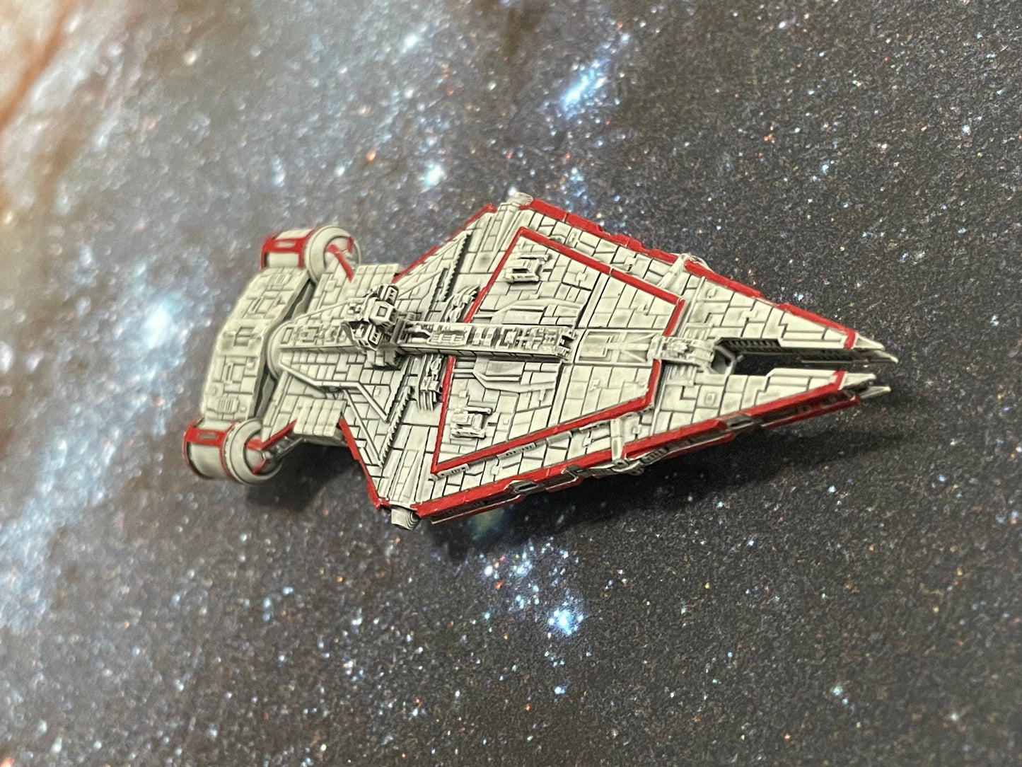 Star Wars Armada 5” UNPAINTED Mandalorian 546 Arquitens Command Cruiser 3DResin