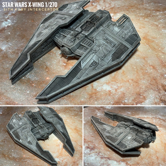 Star Wars X-Wing Sith Fury Interceptor Legends 12k HRres 3D