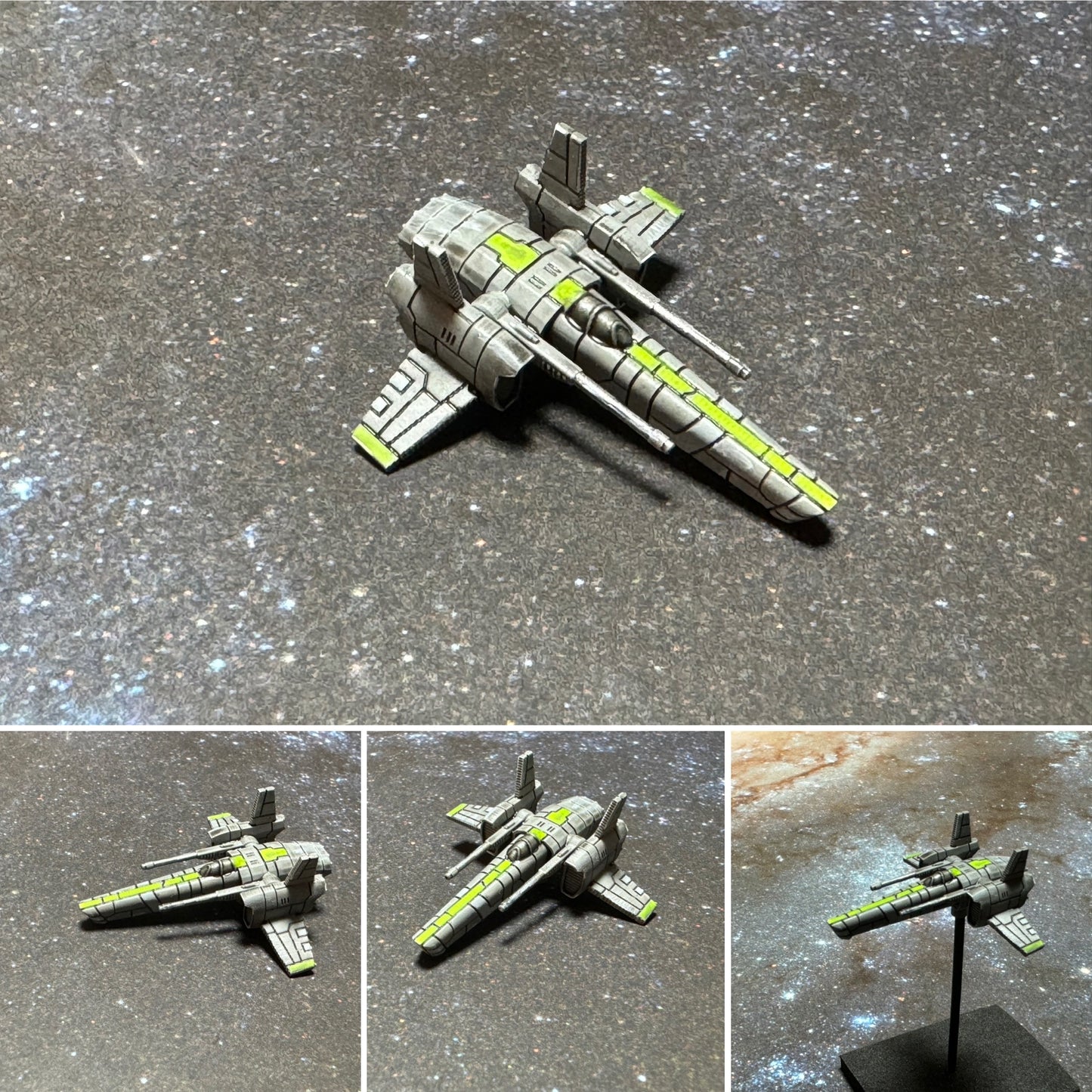 Star Wars X-Wing 1/270 Corellian HLAF-500 Fighter 12k HiRres 3D