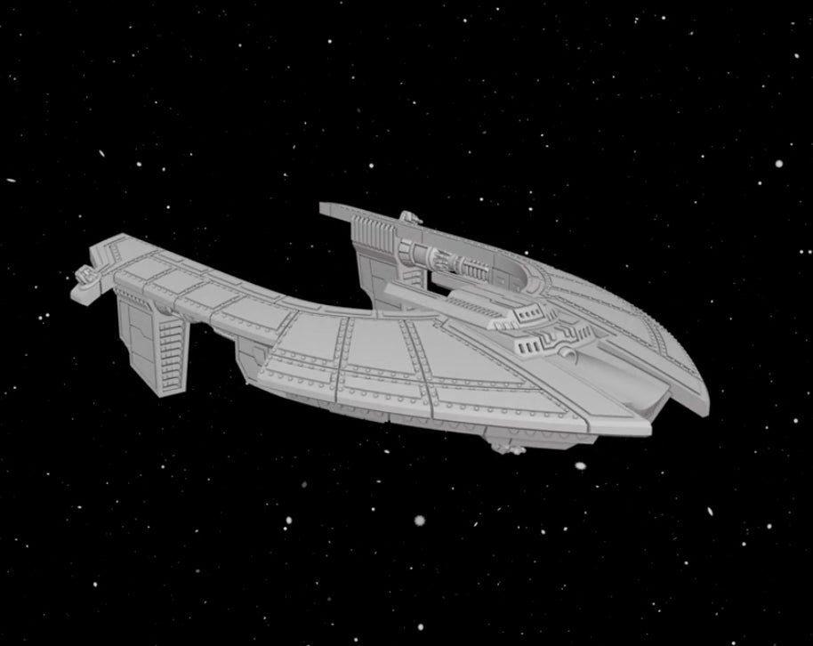 Star Wars Armada Clone Wars CIS Sabaoth Frigate •  3D Print Raw or Painted • Scale Ship Battles