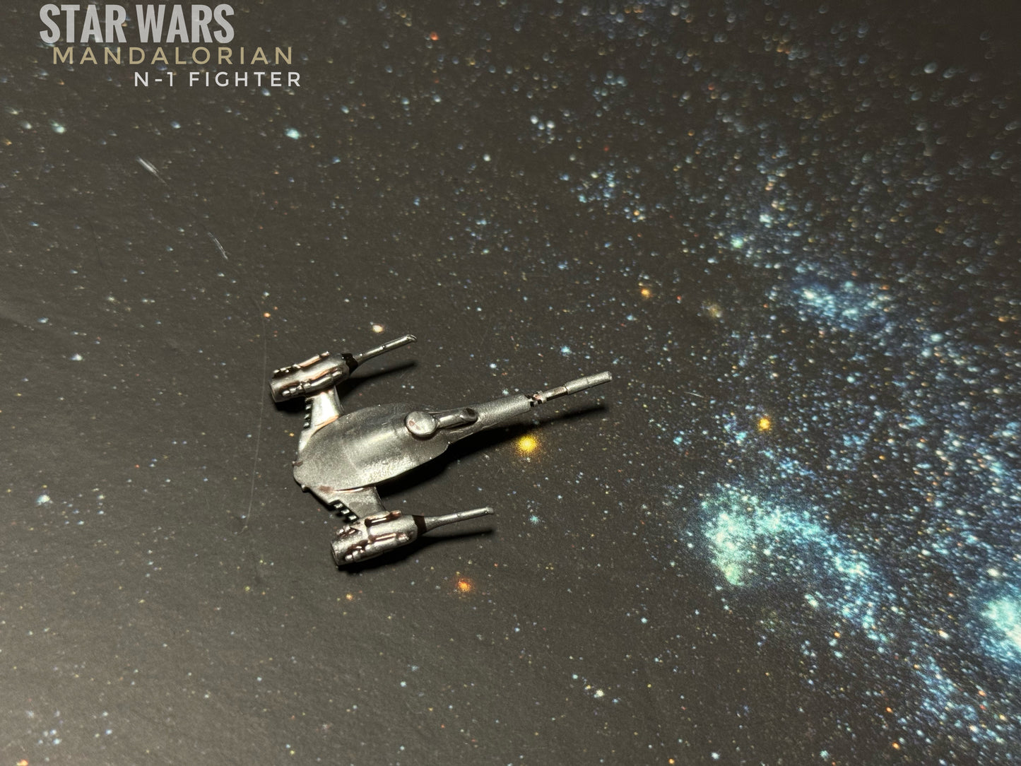 Star Wars X-Wing 1/270 Mandalorian Din Djarin Naboo N1 modified Starfighter Fighter 14k 3D Painted or Raw