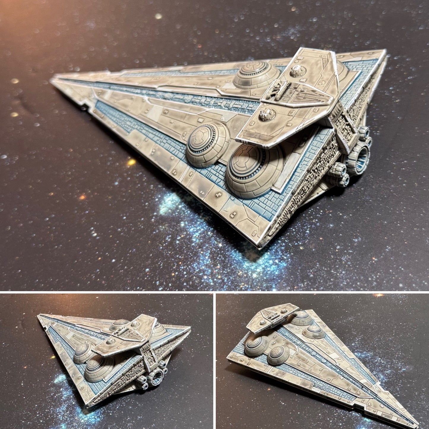 Star Wars Armada Imperial Interdictor or Combat Variant 3D UV Resin Print Ship Battles X-wing