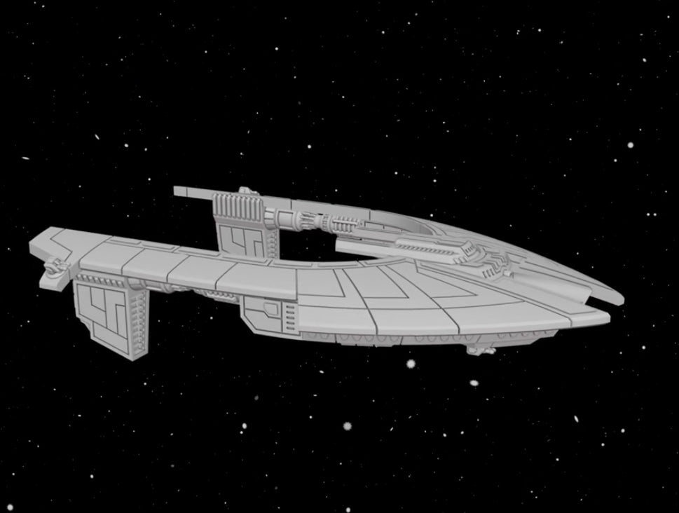 Star Wars Armada Clone Wars CIS Sabaoth Frigate •  3D Print Raw or Painted • Scale Ship Battles