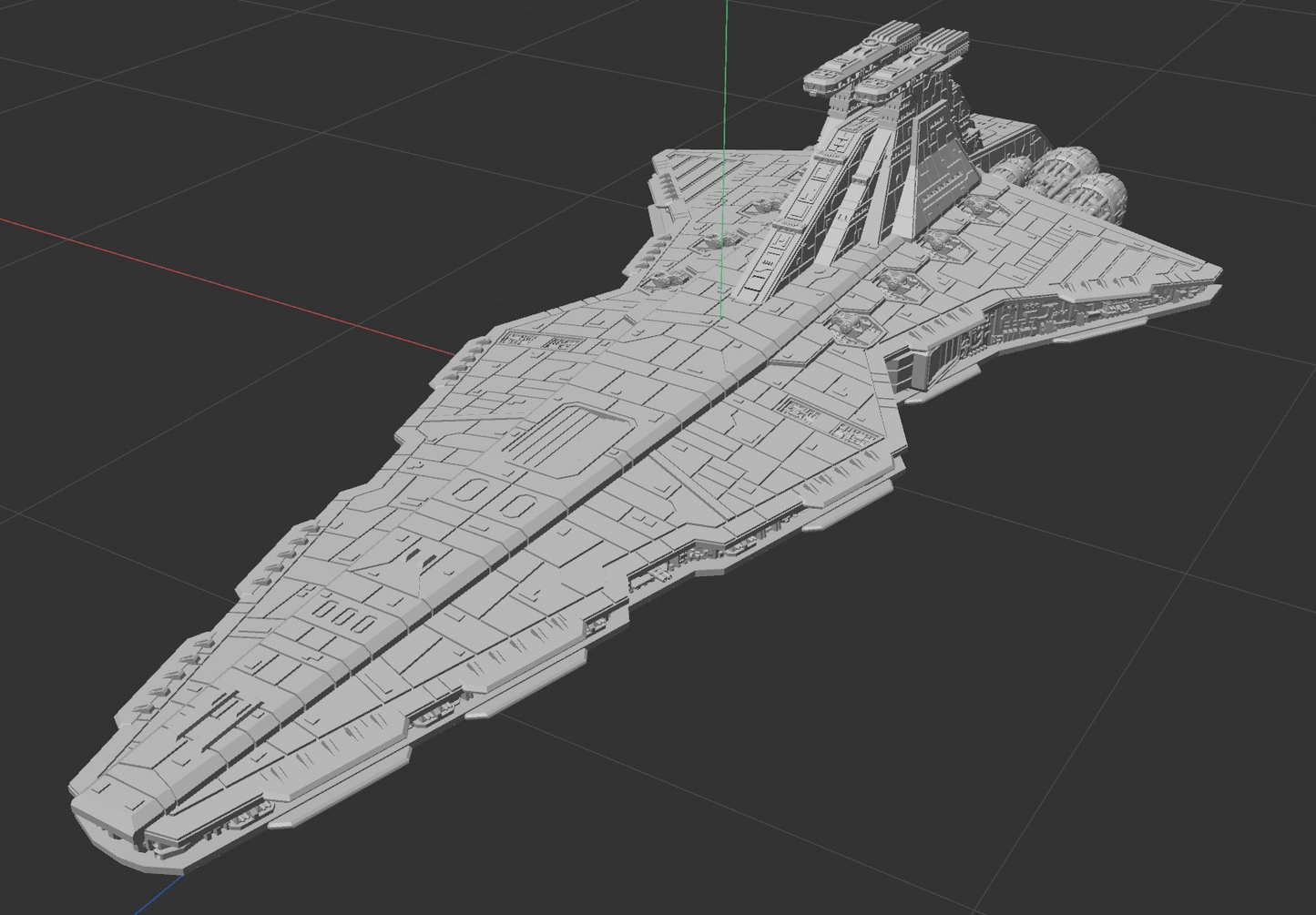 Star Wars Armada VENATOR SPHA-T cannon upgrade, Raw/Unpainted -or- Hand Painted Canon add-on 3D 12k Resin