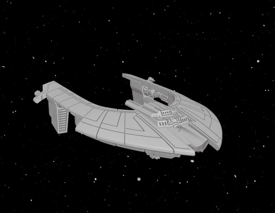 Star Wars Armada Clone Wars CIS Sabaoth Frigate •  3D Print Raw or Painted • Scale Ship Battles