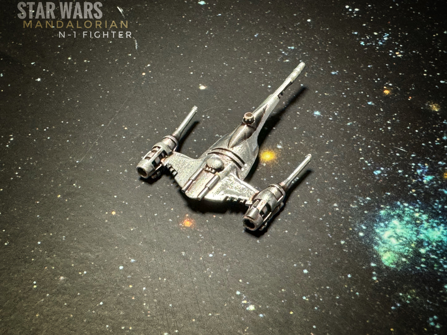 Star Wars X-Wing 1/270 Mandalorian Din Djarin Naboo N1 modified Starfighter Fighter 14k 3D Painted or Raw