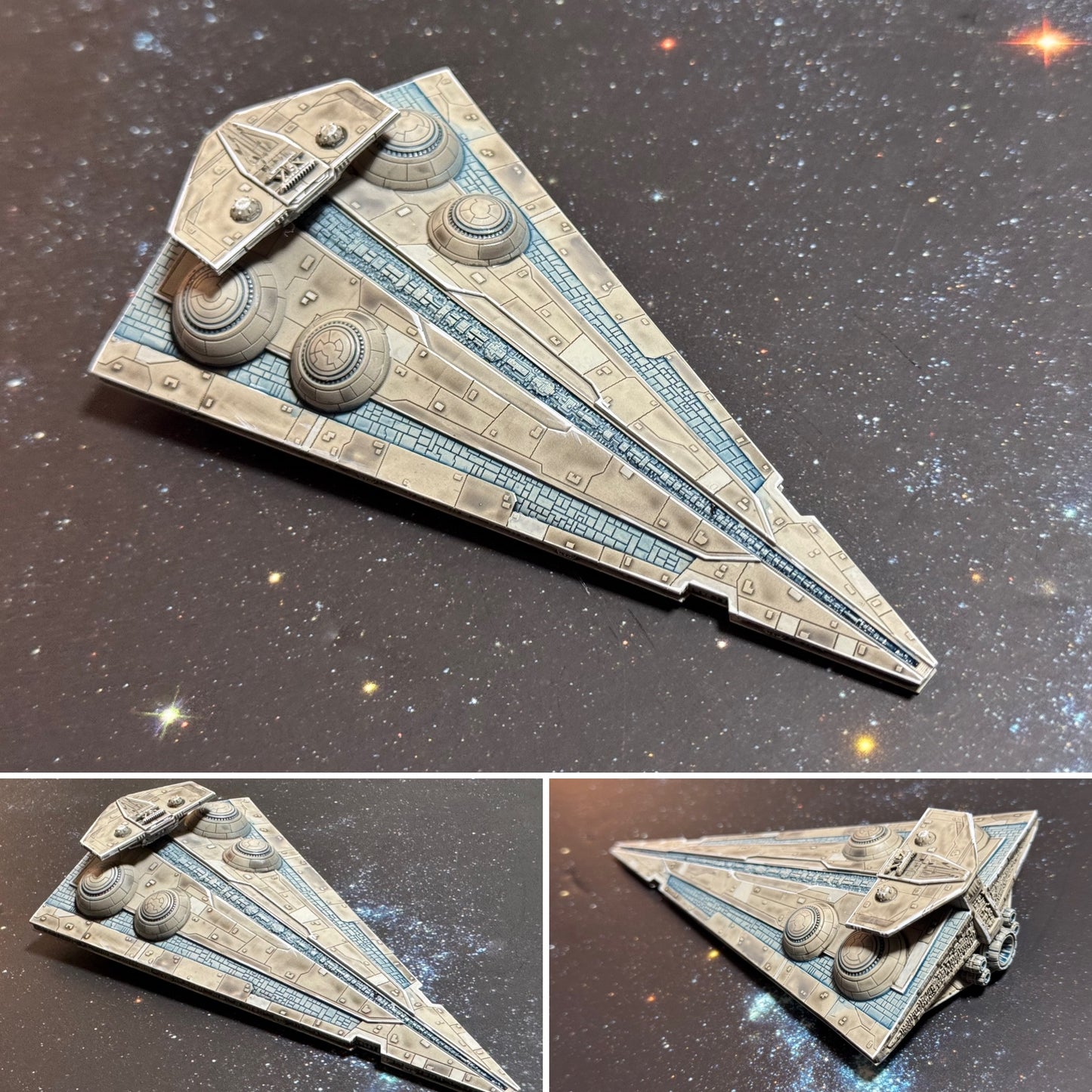 Star Wars Armada Imperial Interdictor or Combat Variant 3D UV Resin Print Ship Battles X-wing