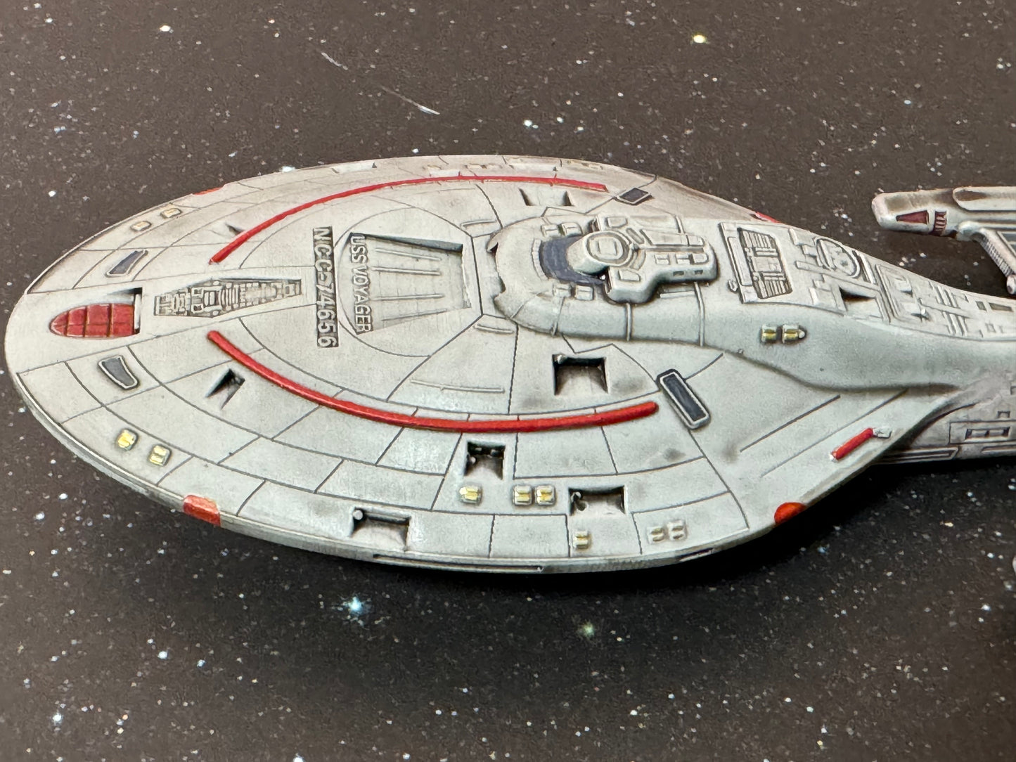 Star Trek USS Voyager NCC-74565 • 5.5” Model Eaglemoss scale, Painted or Raw print