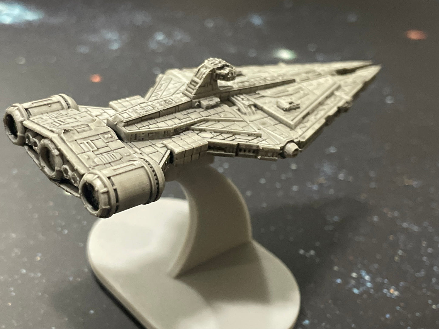 Star Wars Armada 5” UNPAINTED Mandalorian 546 Arquitens Command Cruiser 3DResin