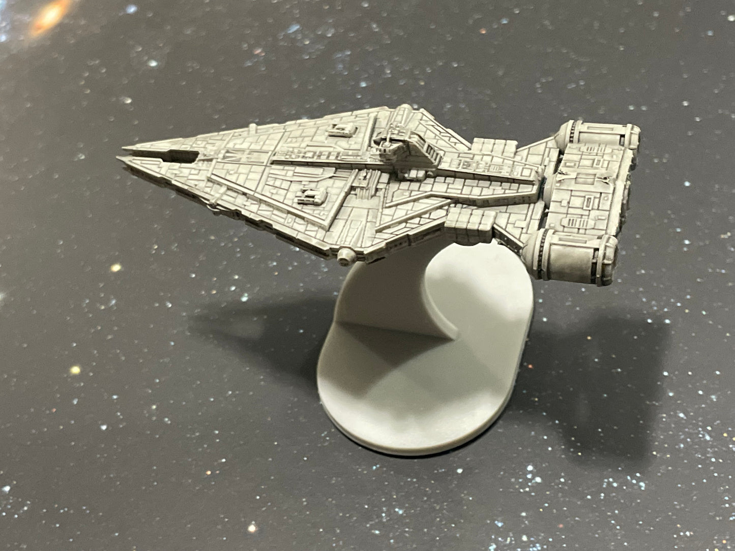 Star Wars Armada 5” UNPAINTED Mandalorian 546 Arquitens Command Cruiser 3DResin