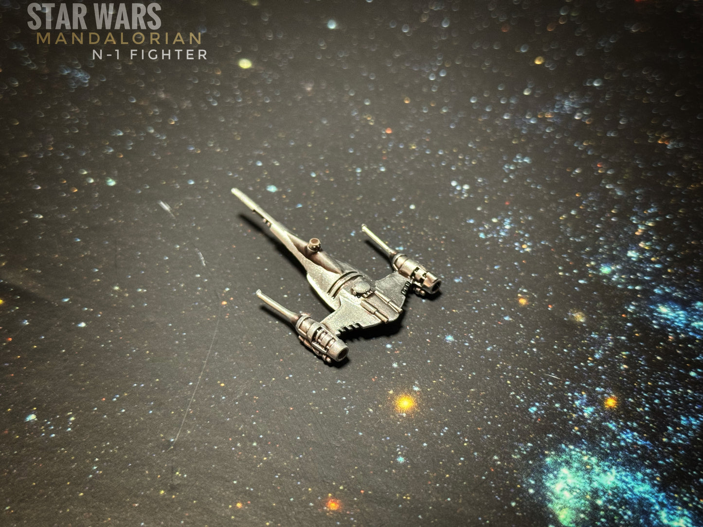 Star Wars X-Wing 1/270 Mandalorian Din Djarin Naboo N1 modified Starfighter Fighter 14k 3D Painted or Raw