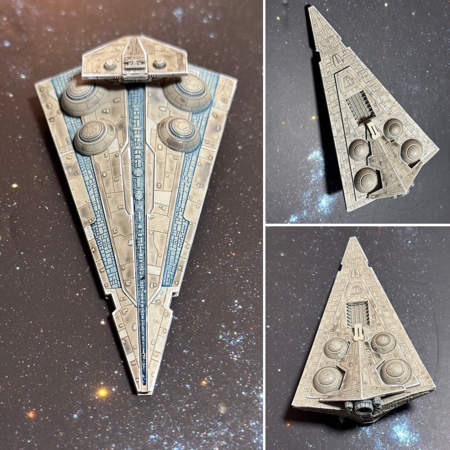 Star Wars Armada Imperial Interdictor or Combat Variant 3D UV Resin Print Ship Battles X-wing