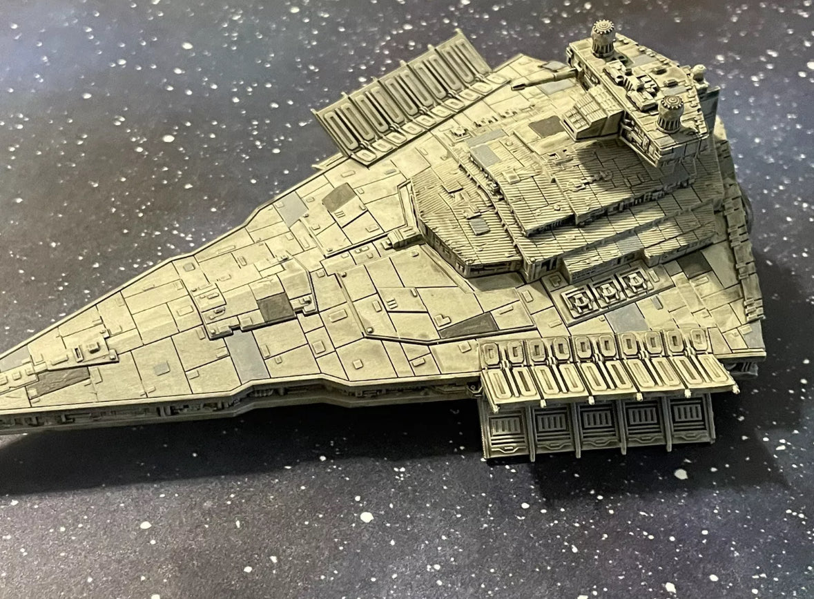 Star Wars Armada Victory Imperial Star Destroyer 12k 3D Print Fan Art Hand-Painted or raw