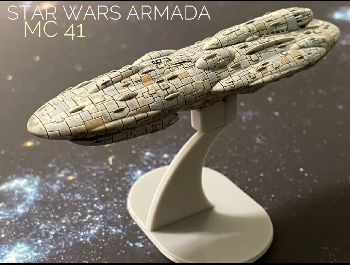 Star Wars Armada Mon Calamari MC41 CRUISER Hi-res 12k - 3DResin