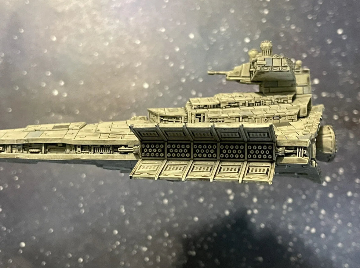 Star Wars Armada PAINTED Victory Imperial Star Destroyer 12k 3D Print Fan Art