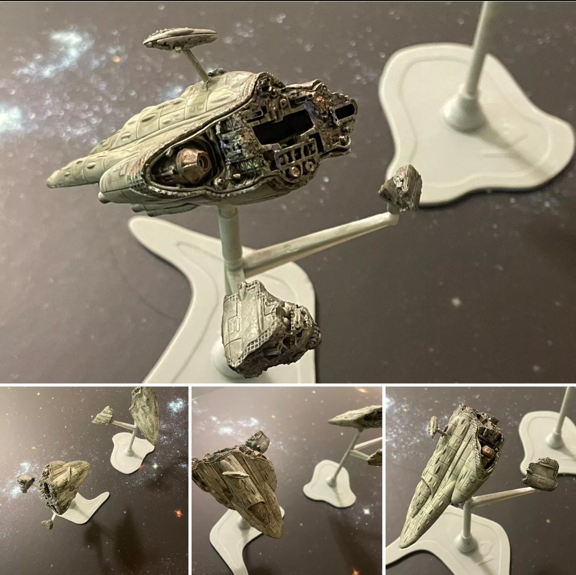 Star Wars Armada Asteroids, Debris Pack, Imperial Armed Station PAINTED or RAW 3D Print