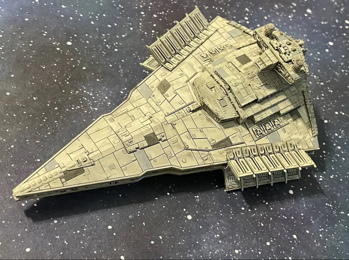 Star Wars Armada Victory Imperial Star Destroyer 12k 3D Print Fan Art Hand-Painted or raw