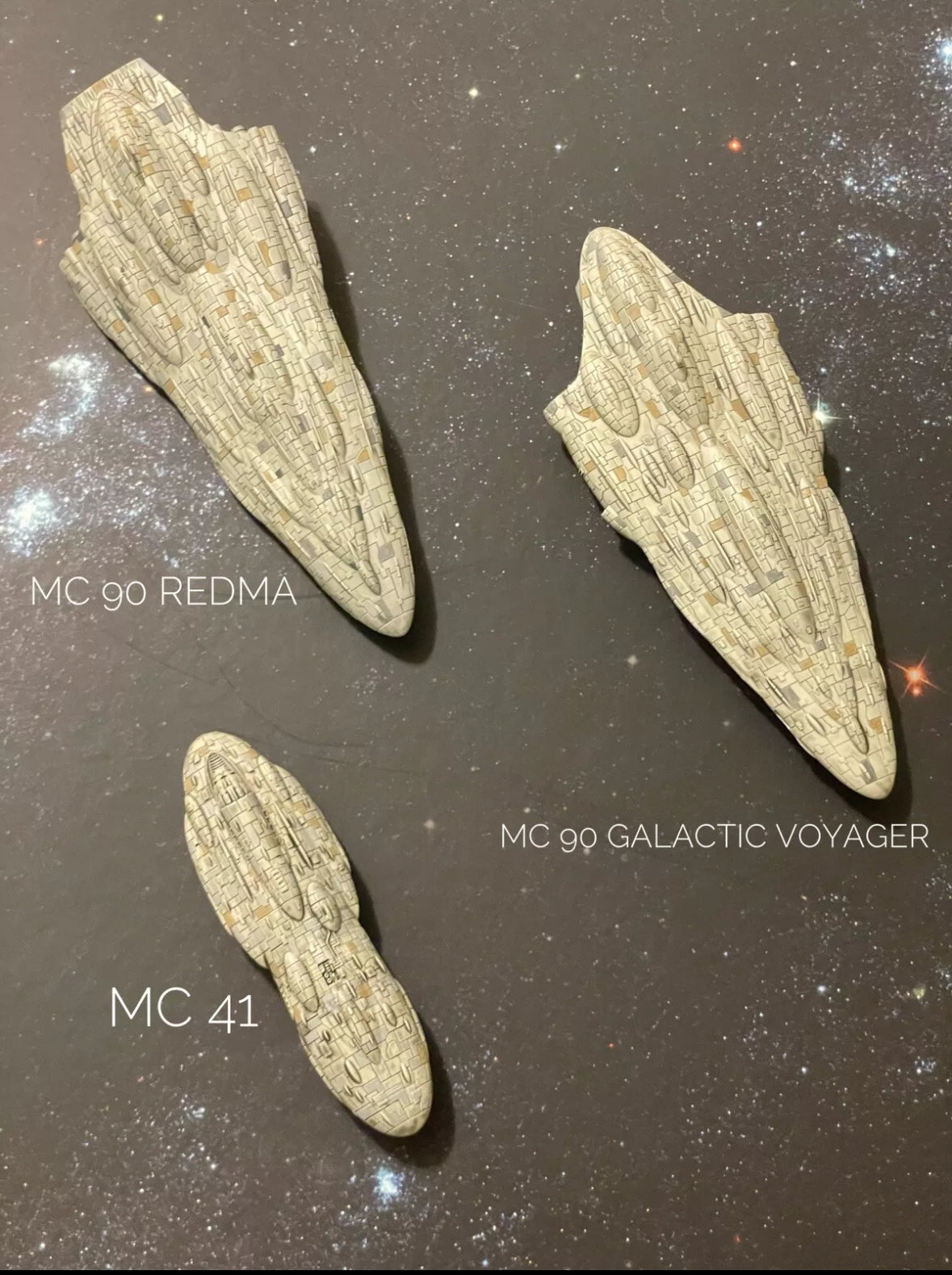 Star Wars Armada Mon Calamari MC41 CRUISER Hi-res 12k - 3DResin