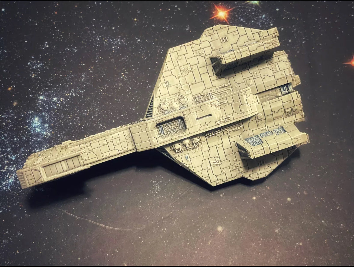 Star Wars Armada Mandalorian Keldabe-class Battleship Raw or PAINTED 3D Resin Print