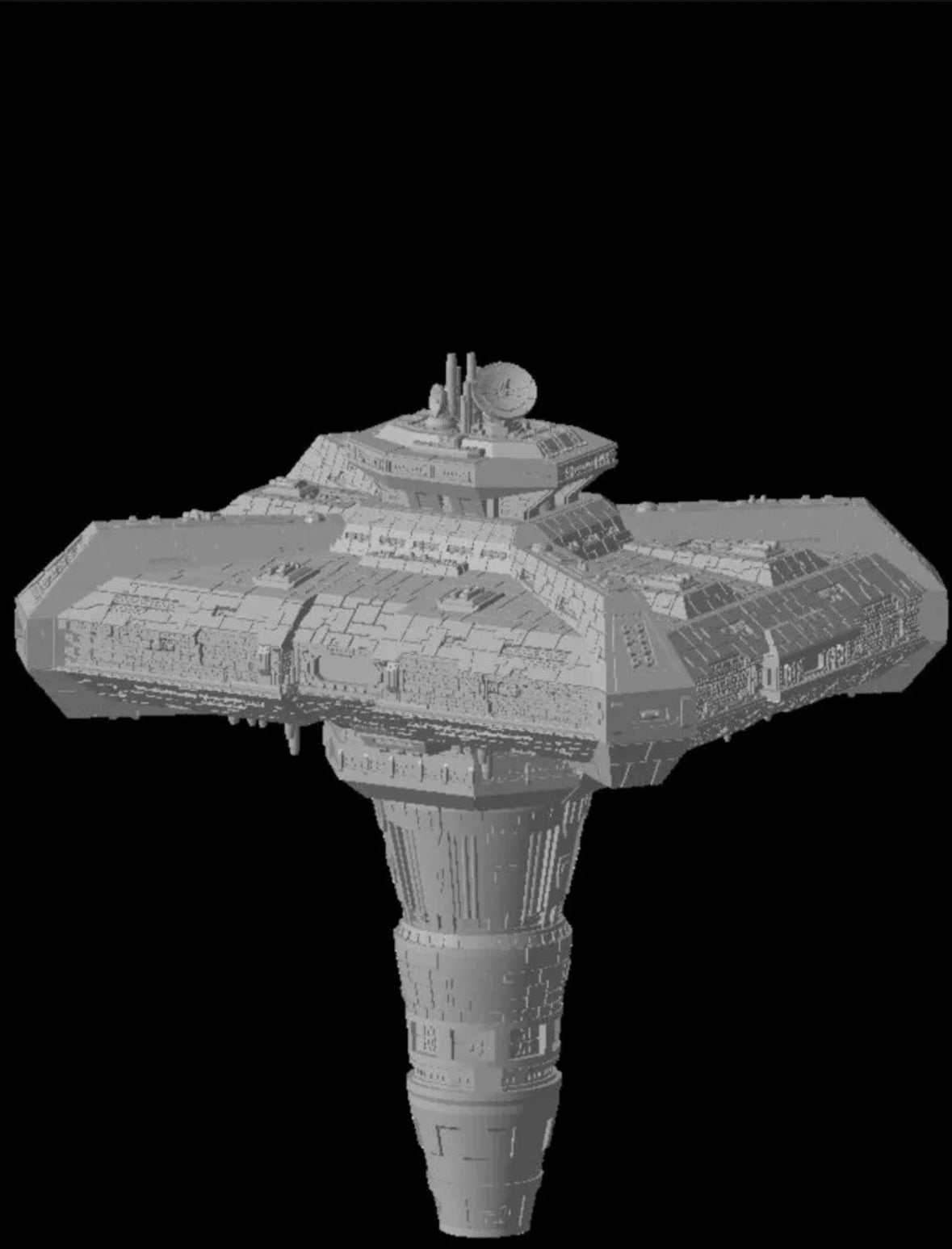 Star Wars Armada Asteroids, Debris Pack, Imperial Armed Station PAINTED or RAW 3D Print