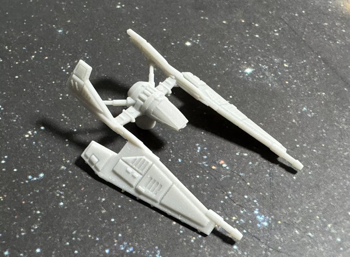 Star Wars X-Wing 1/270 Sith Interceptor Starfighters 12k 3D Raw UnPainted