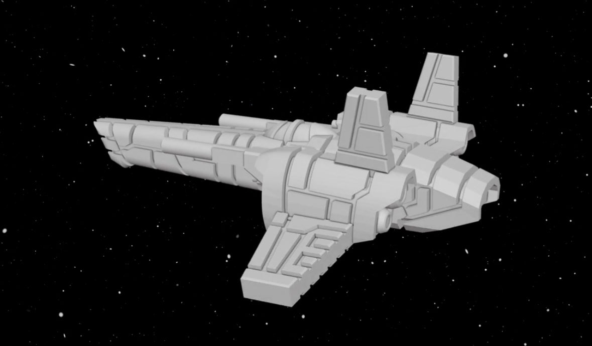 Star Wars Armada Squadrons Corellian HLAF-500 Fighters (6) 12k HRres 3D