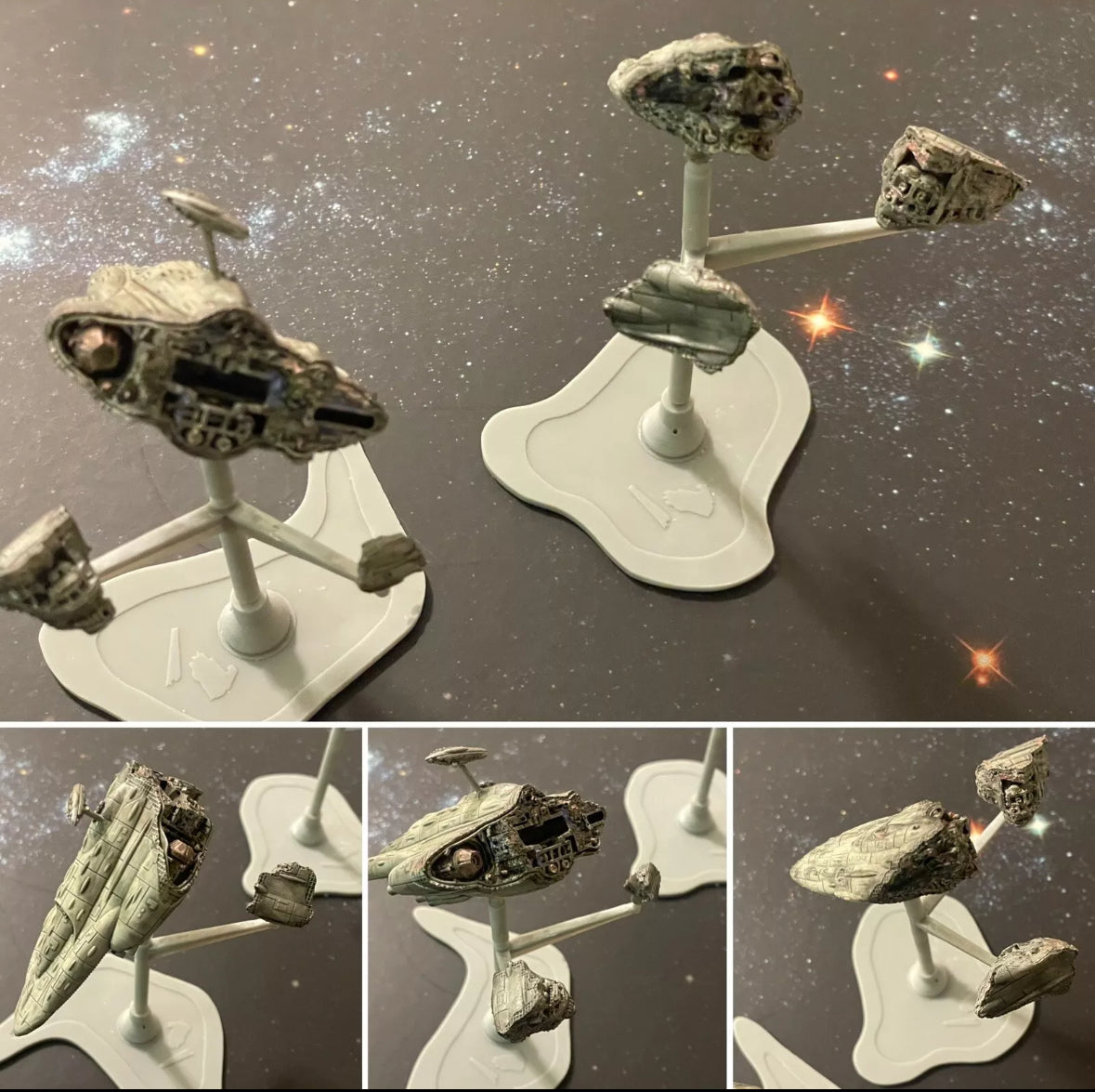 Star Wars Armada Asteroids, Debris Pack, Imperial Armed Station PAINTED or RAW 3D Print