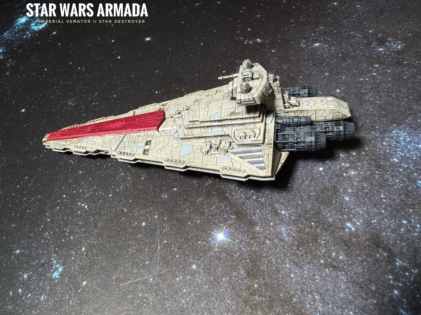 Star Wars Armada IMPERIAL Refit I or II VENATOR 7”L Model 3D UV 14k Hi-Res Resin Print