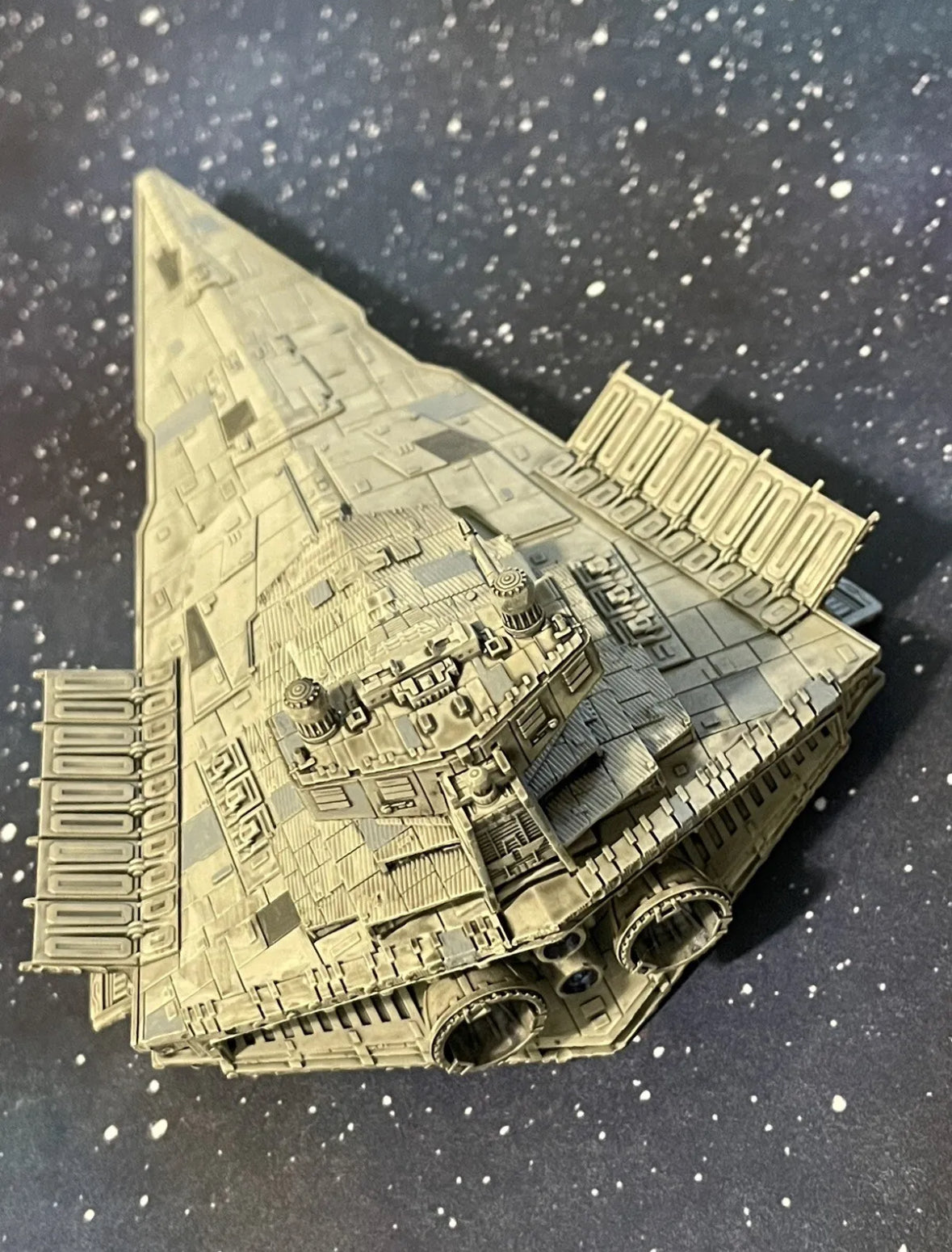 Star Wars Armada Victory Imperial Star Destroyer 12k 3D Print Fan Art Hand-Painted or raw