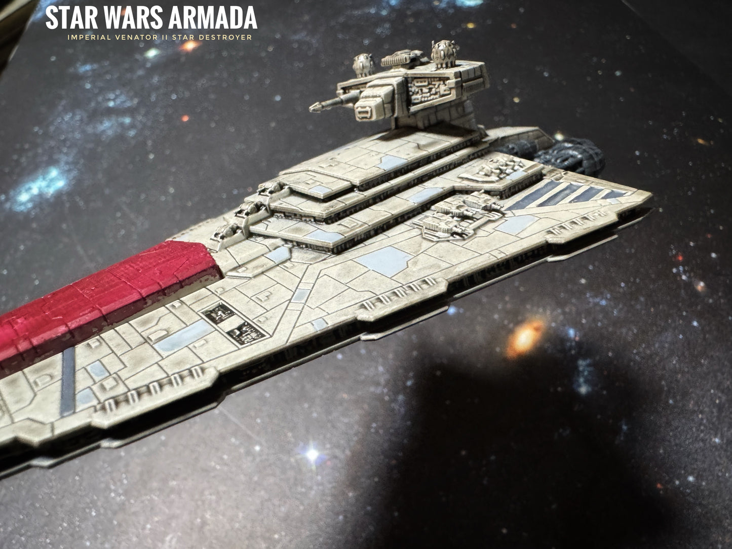 Star Wars Armada IMPERIAL Refit I or II VENATOR 7”L Model 3D UV 14k Hi-Res Resin Print