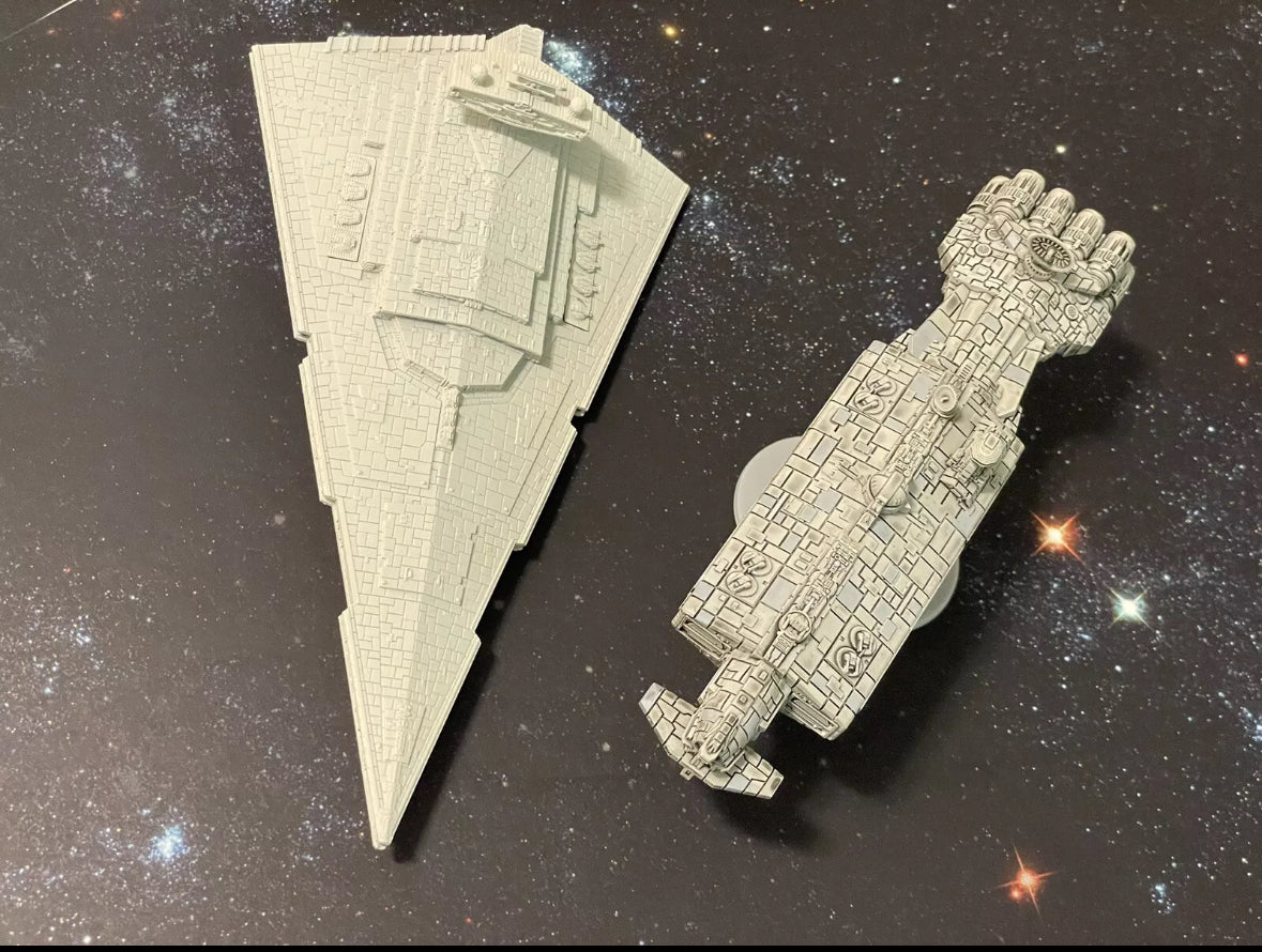 Star Wars Armada Corellian Carrier CC-525 FULLY Hand Paint 3DResin Print Fan art