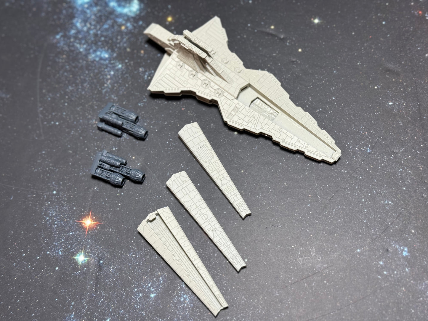 Star Wars Armada VENATOR 7”L Model 3D UV Resin Print Ship Battles X-wing