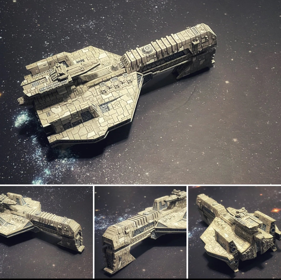 Star Wars Armada Mandalorian Keldabe-class Battleship Raw or PAINTED 3D Resin Print