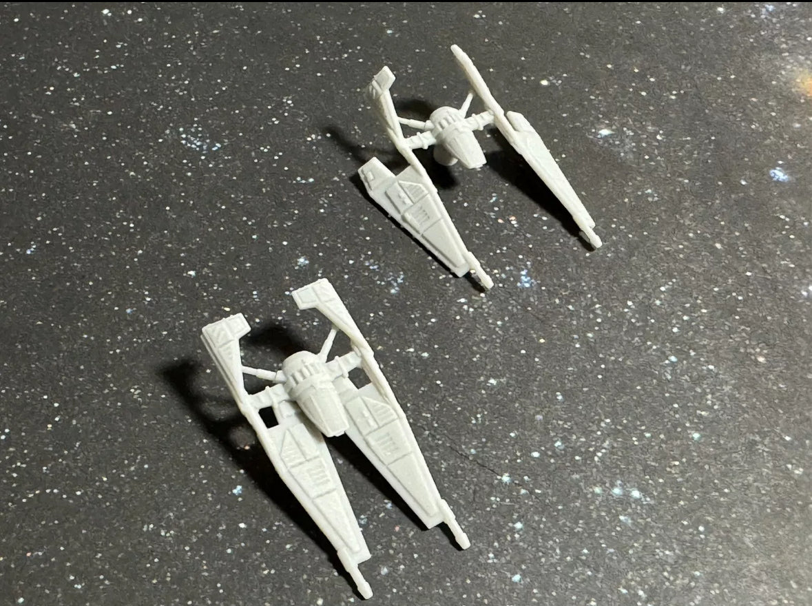 Star Wars X-Wing 1/270 Sith Interceptor Starfighters 12k 3D Raw UnPainted