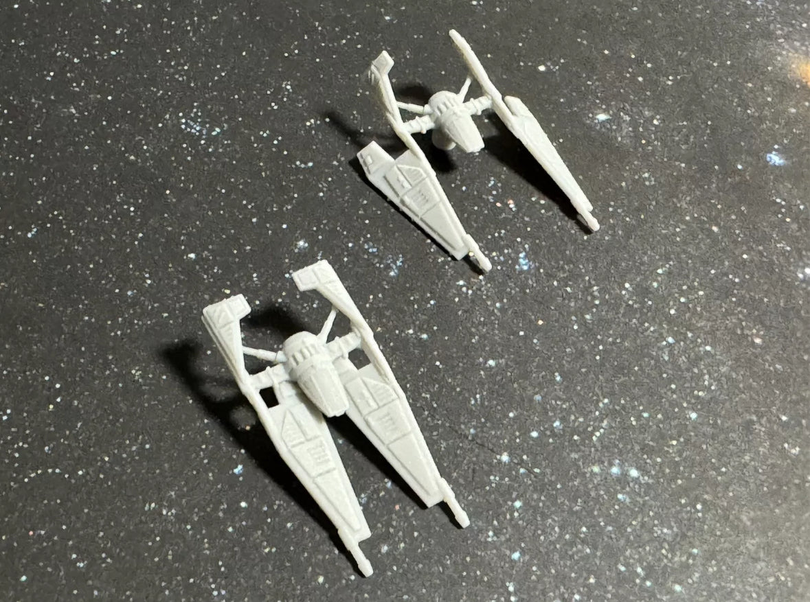 Star Wars X-Wing 1/270 Sith Interceptor Starfighters 12k 3D Raw UnPainted