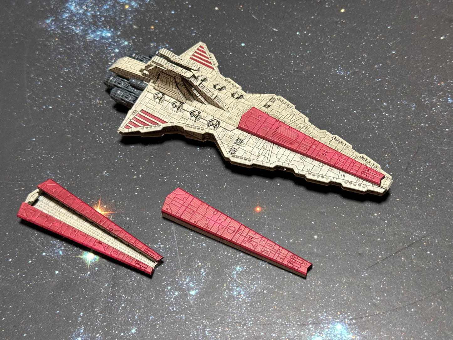 Star Wars Armada VENATOR 7”L Model 3D UV Resin Print Ship Battles X-wing