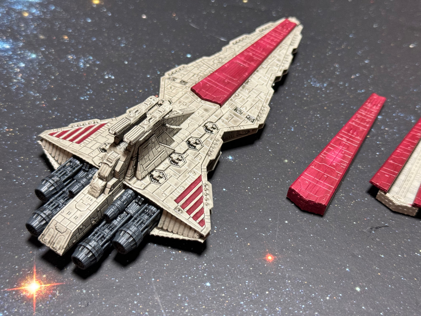 Star Wars Armada VENATOR 7”L Model 3D UV Resin Print Ship Battles X-wing