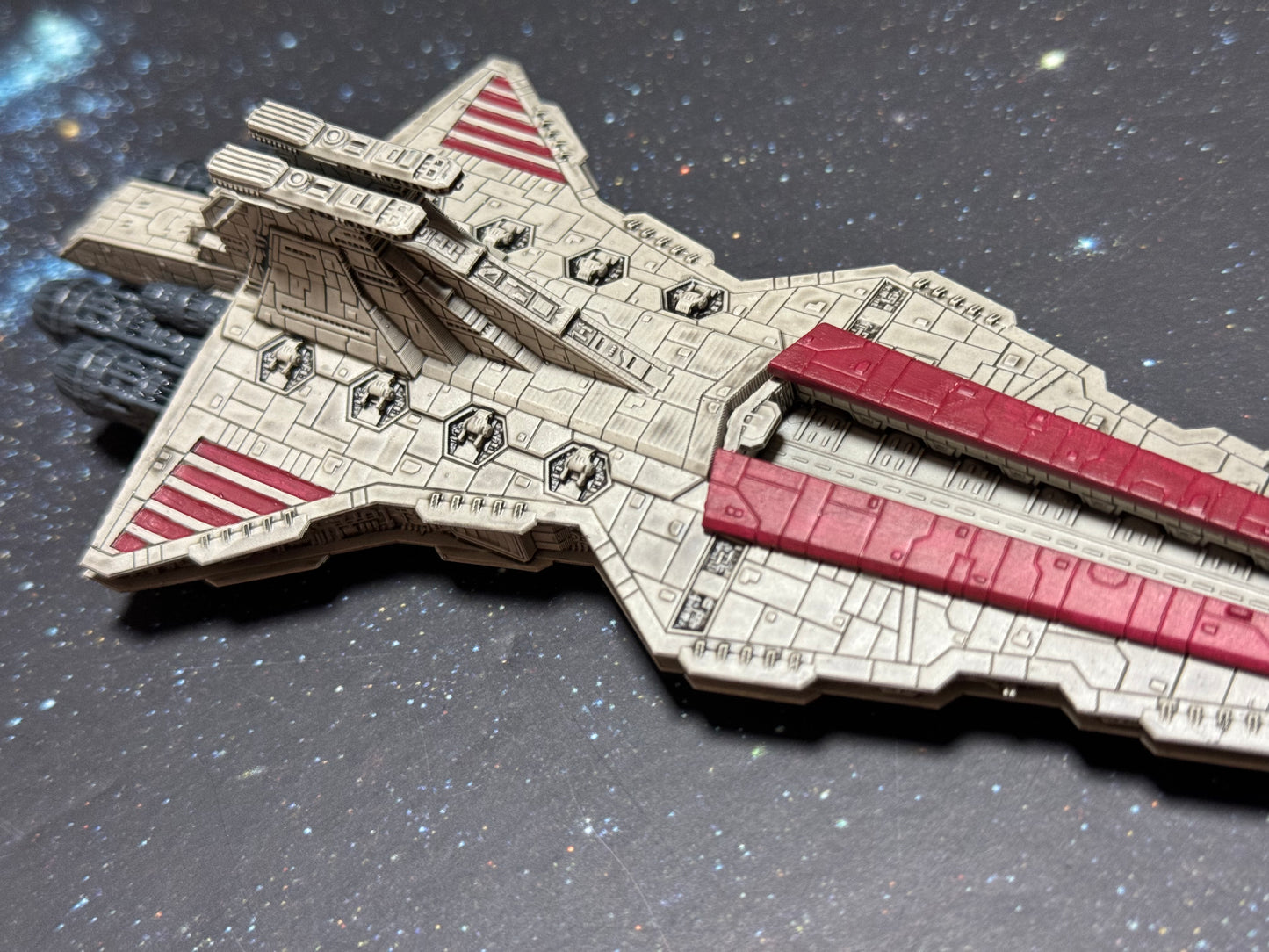 Star Wars Armada VENATOR 7”L Model 3D UV Resin Print Ship Battles X-wing