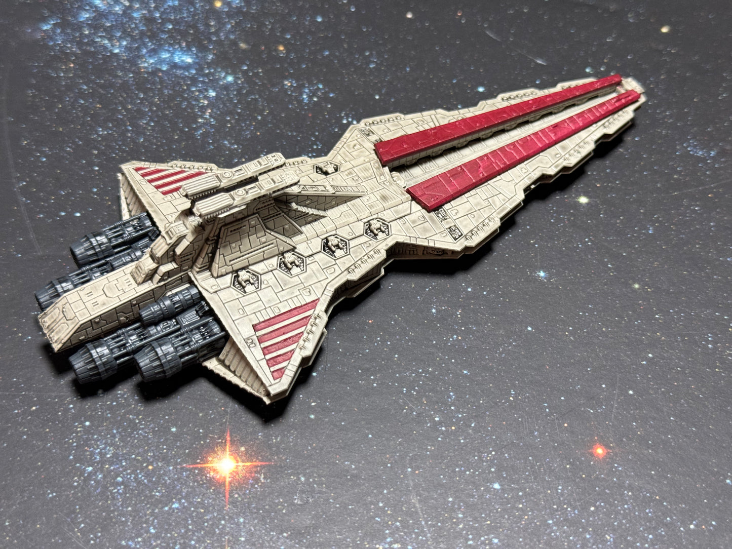 Star Wars Armada VENATOR 7”L Model 3D UV Resin Print Ship Battles X-wing