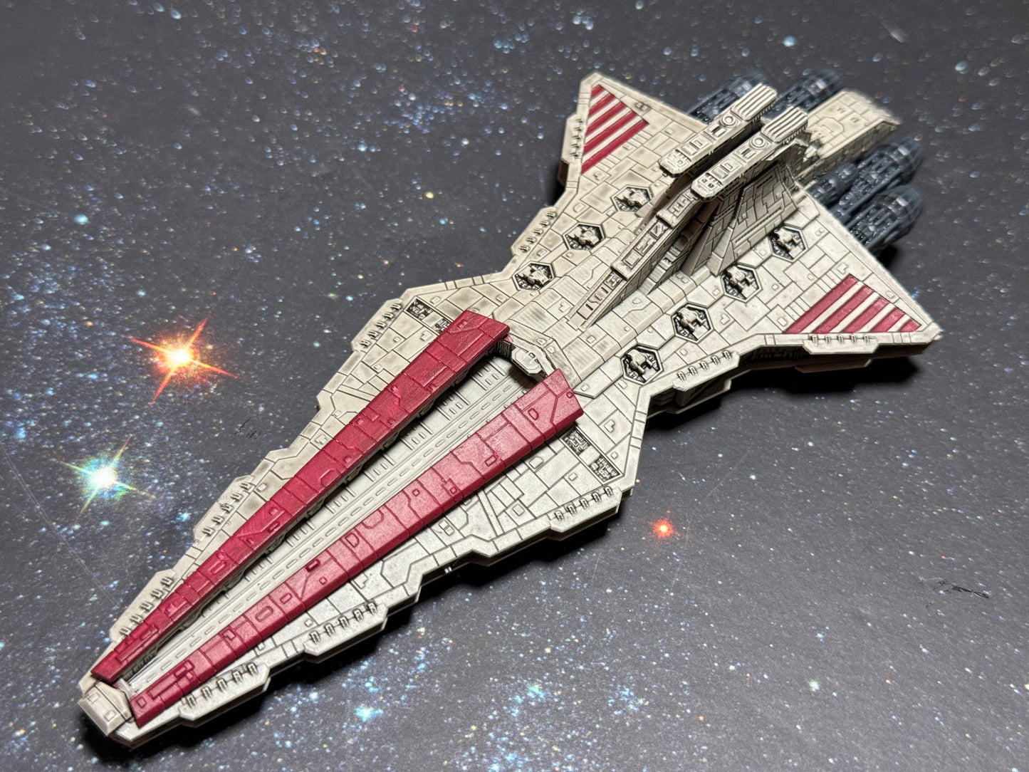 Star Wars Armada VENATOR 7”L Model 3D UV Resin Print Ship Battles X-wing