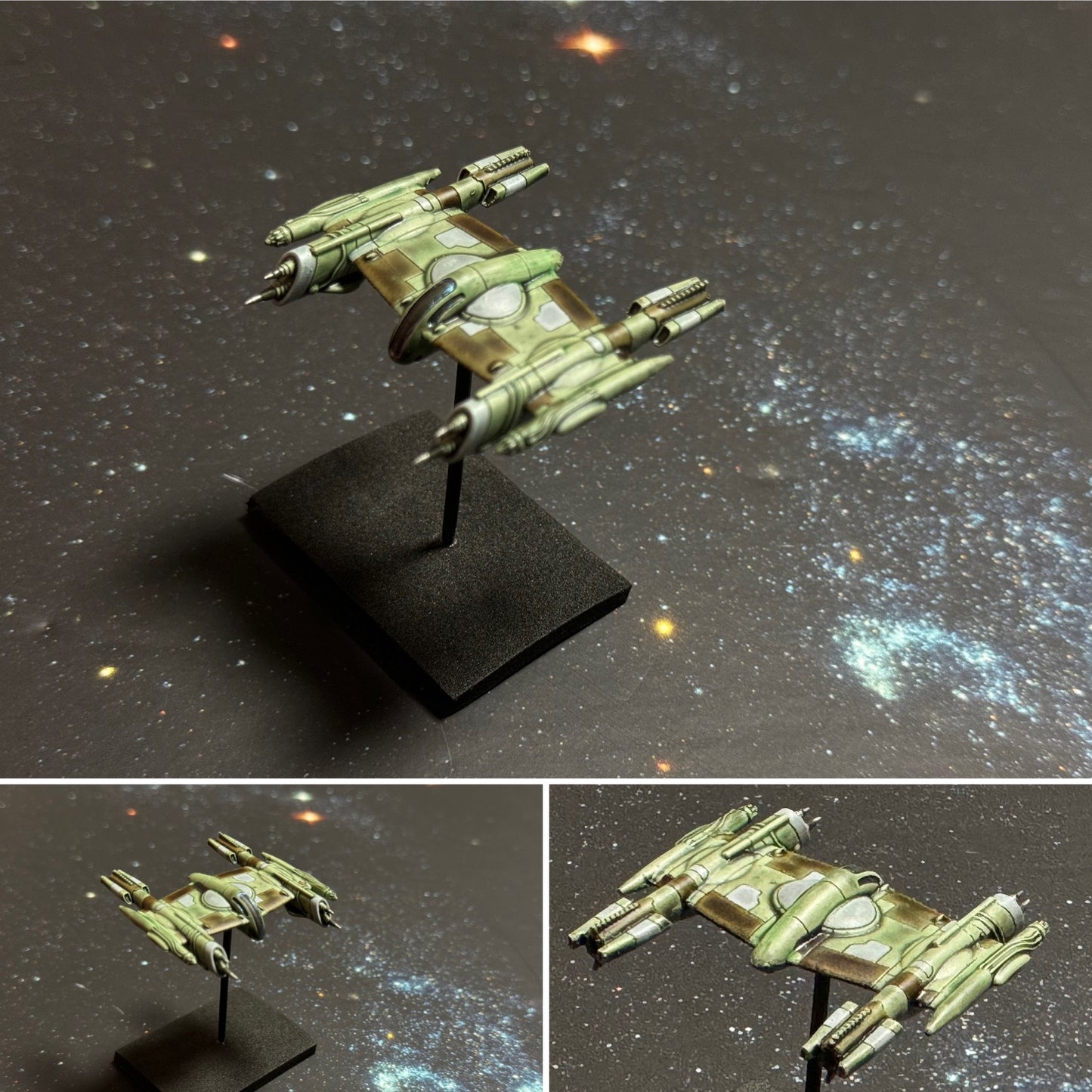 Star Wars X-Wing 1/270 CIS/Scum Rogue-Class Porax-38 Fighter 14k 3D Painted or Raw