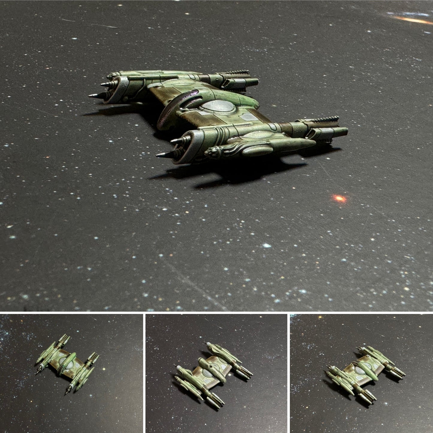 Star Wars X-Wing 1/270 CIS/Scum Rogue-Class Porax-38 Fighter 14k 3D Painted or Raw