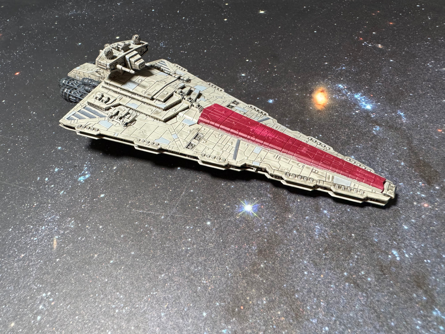 Star Wars Armada IMPERIAL Refit I or II VENATOR 7”L Model 3D UV 14k Hi-Res Resin Print