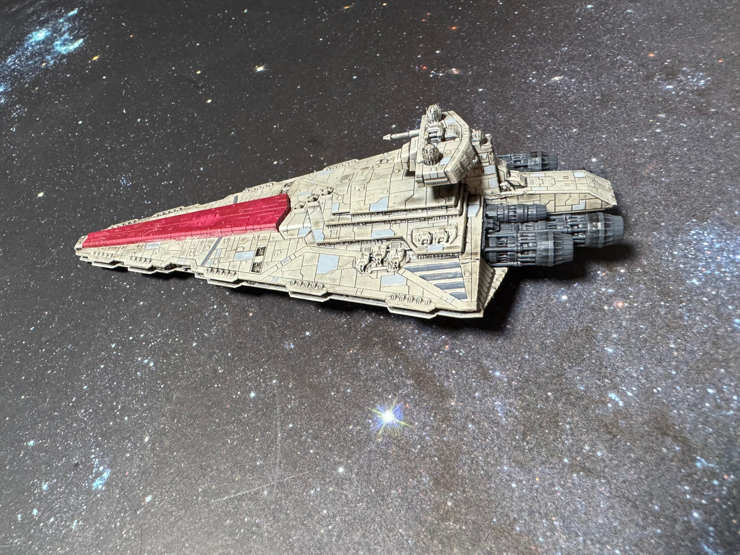 Star Wars Armada IMPERIAL Refit I or II VENATOR 7”L Model 3D UV 14k Hi-Res Resin Print