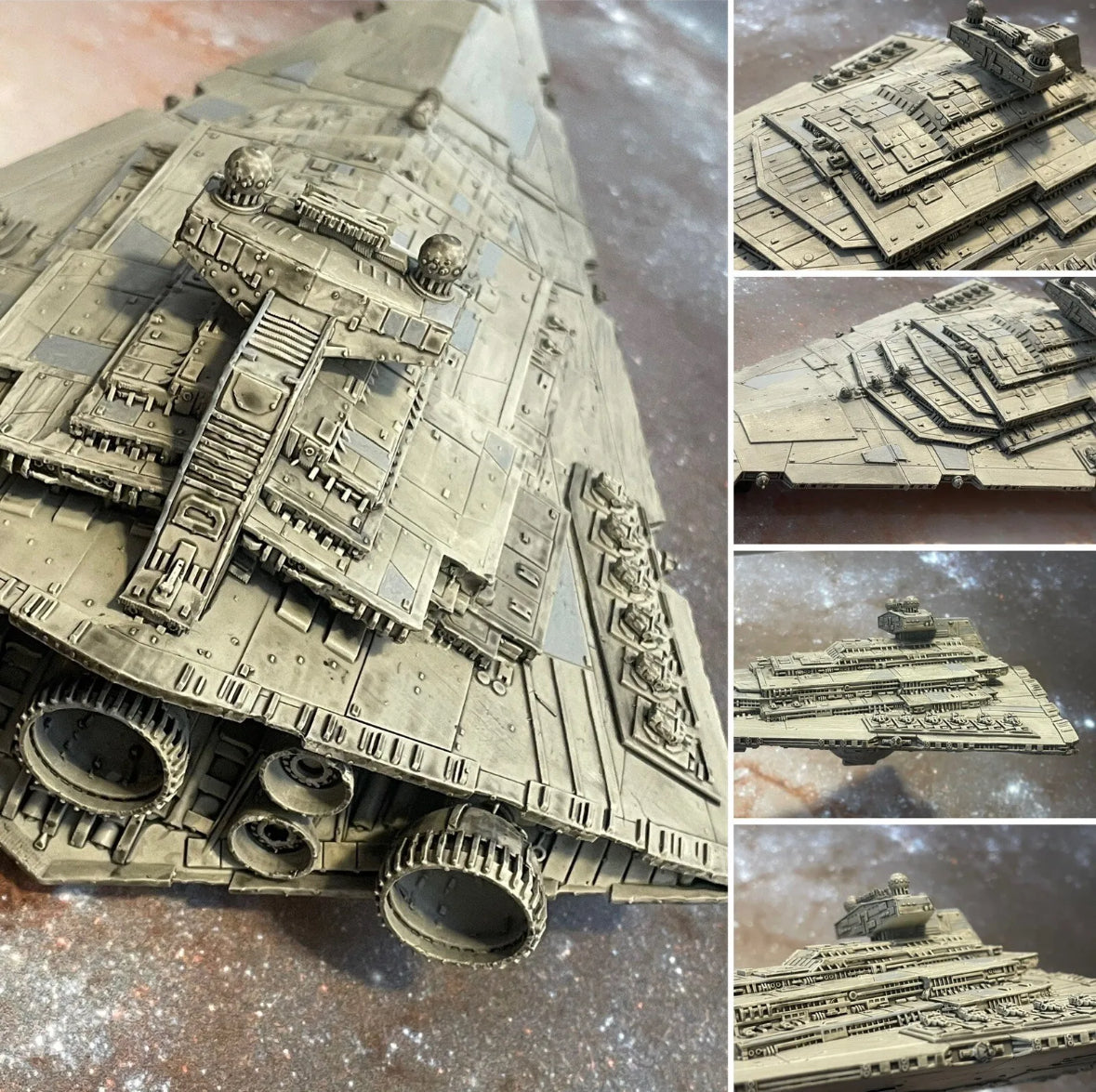 Star Wars Armada 13” RAW UNPAINTED Allegiance Imperial Star Destroyer 12k 3D Print Fan Art