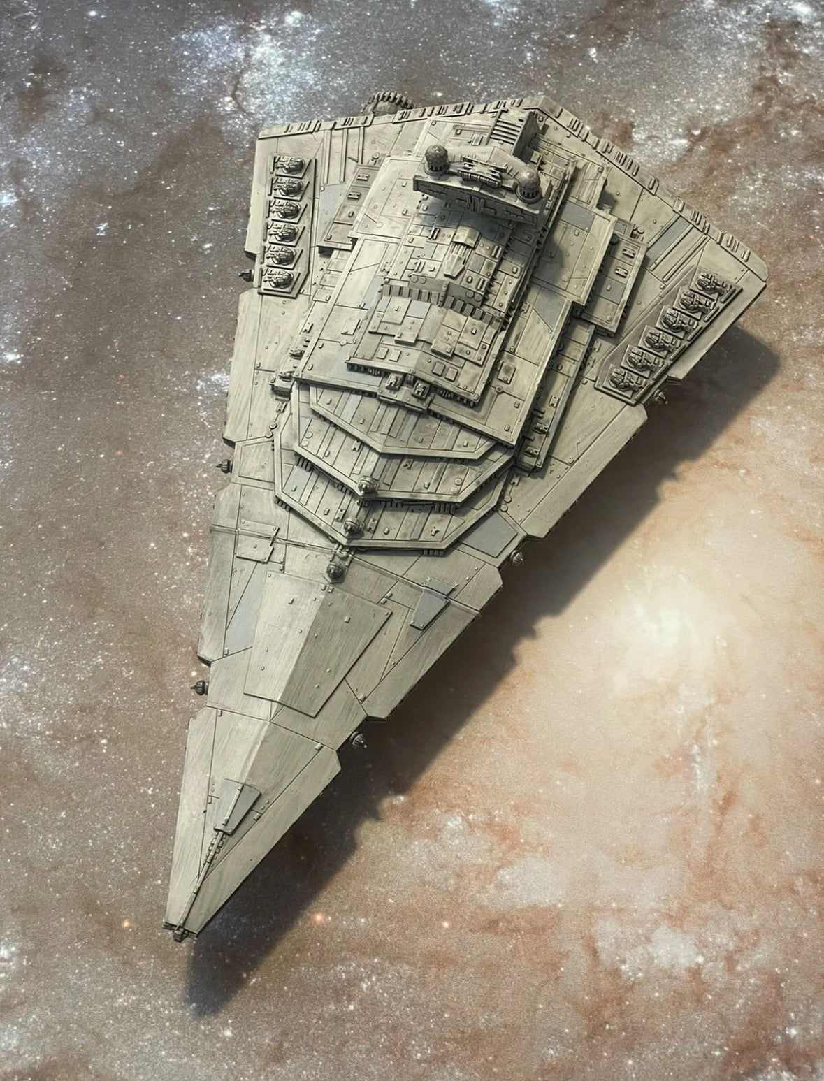 Star Wars Armada PAINTED 13” Allegiance Imperial Star Destroyer 12k 3D Print Fan