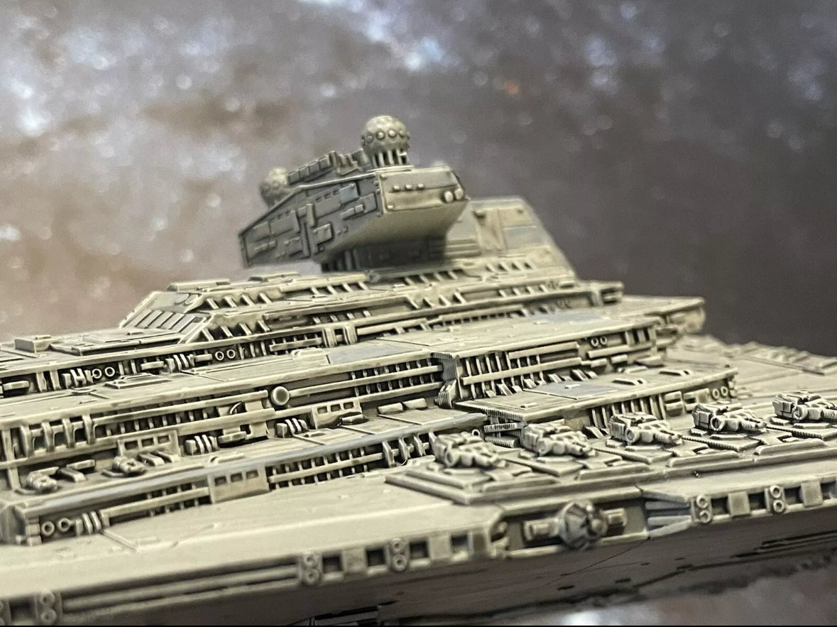 Star Wars Armada PAINTED 13” Allegiance Imperial Star Destroyer 12k 3D Print Fan